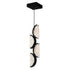 CWI Lighting Moon Integrated LED in Black Mini Pendant Model: 1715P8-4-101