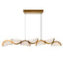 CWI Lighting Moon Integrated LED in Brass Chandelier Model: 1715P54-7-624