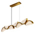 CWI Lighting Moon Integrated LED in Brass Chandelier Model: 1715P54-7-624