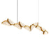 CWI Lighting Moon Integrated LED in Brass Chandelier Model: 1715P70-10-624