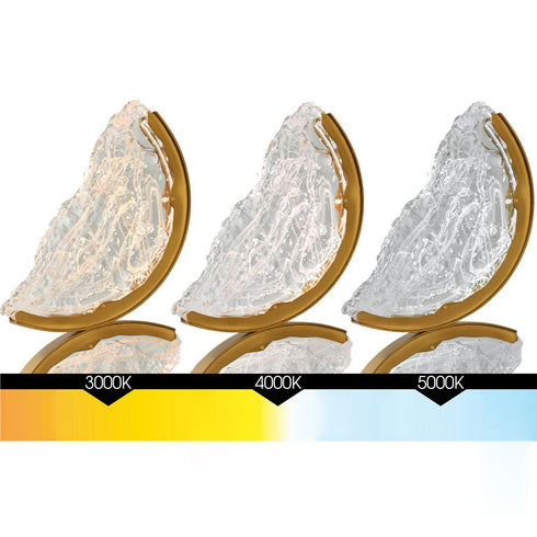 CWI Lighting Moon Integrated LED in Brass Chandelier Model: 1715P70-10-624