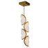 CWI Lighting Moon Integrated LED in Brass Mini Pendant Model: 1715P8-4-624