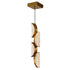 CWI Lighting Moon Integrated LED in Brass Mini Pendant Model: 1715P8-4-624