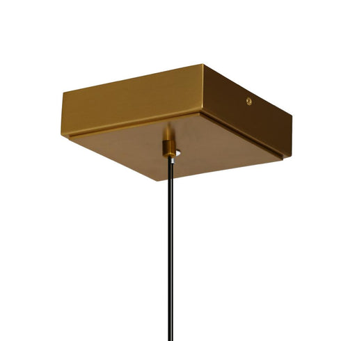 CWI Lighting Moon Integrated LED in Brass Mini Pendant Model: 1715P8-4-624