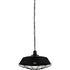 CWI Lighting Morgan 1 Light Down Pendant With in Black Finish Model: 9611P18-1-101