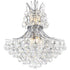 CWI Lighting Princess 10 Light Down Chandelier With in Chrome Finish Model: 8012P24C
