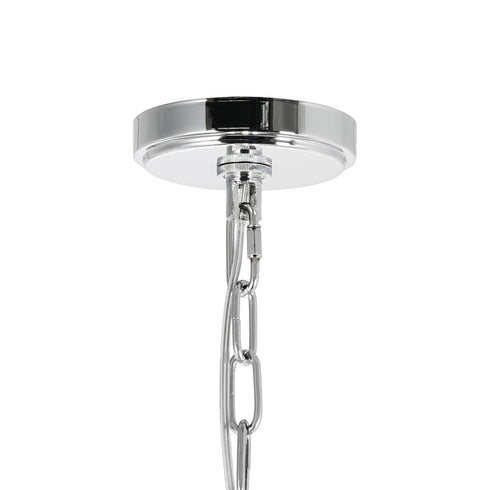 CWI Lighting Princess 10 Light Down Chandelier With in Chrome Finish Model: 8012P24C