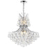 CWI Lighting Princess 10 Light Down Chandelier With in Chrome Finish Model: 8012P24C