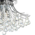 CWI Lighting Princess 6 Light Flush Mount With in Chrome Finish Model: 8012C20C