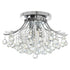 CWI Lighting Princess 6 Light Flush Mount With in Chrome Finish Model: 8012C20C