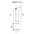 CWI Lighting Rochester LED Integrated Black Outdoor Wall Model: 1696W5-1-101-A