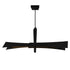 CWI Lighting Solar Powered Solara Integrated LED in Black Chandelier Model: 1717P50-101
