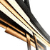 CWI Lighting Solar Powered Solara Integrated LED in Black Chandelier Model: 1717P50-101
