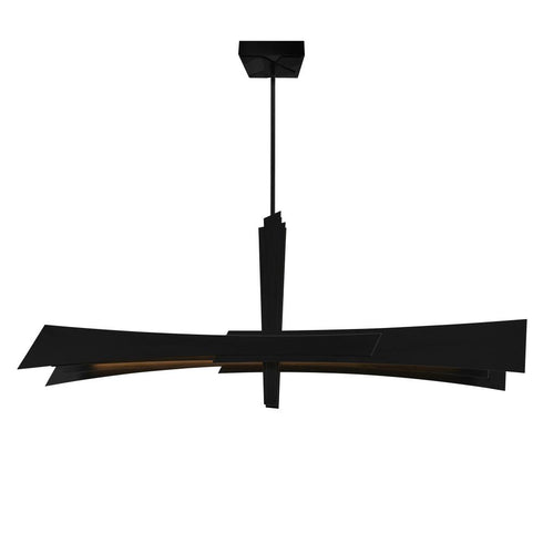CWI Lighting Solar Powered Solara Integrated LED in Black Chandelier Model: 1717P72-101