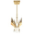 CWI Lighting Solar Powered Solara Integrated LED in Brass Chandelier Model: 1717P72-624