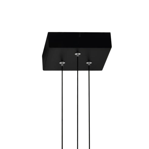 CWI Lighting Stagger Integrated LED Black Mini Pendant Model: 1588P6-3-101