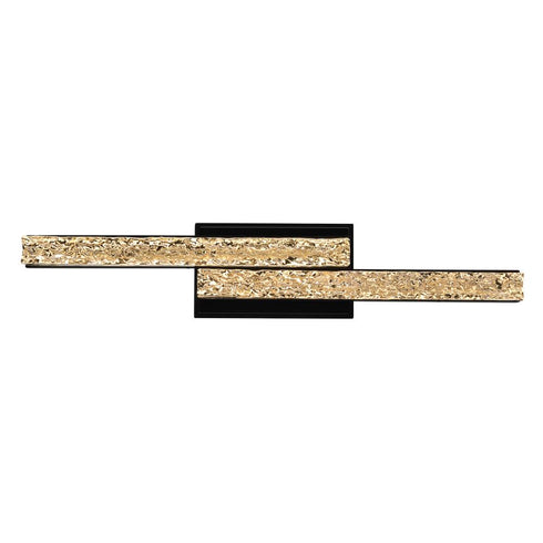 CWI Lighting Stagger Integrated LED Black Vanity Light Model: 1588W24-2-101