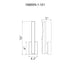 CWI Lighting Stagger Integrated LED Black Wall Light Model: 1588W5-1-101