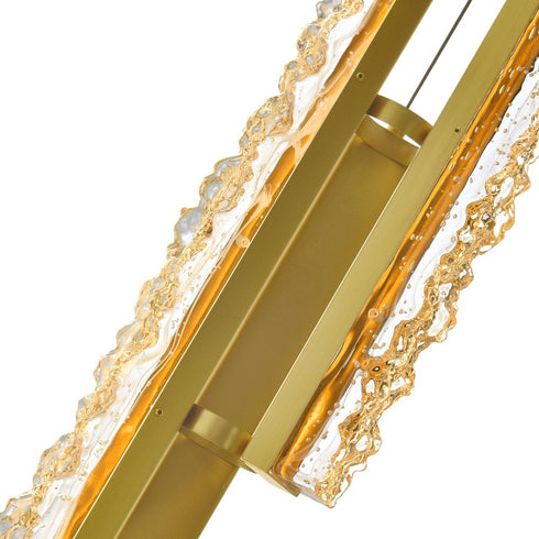 CWI Lighting Stagger Integrated LED Brass Mini Pendant Model: 1588P6-3-624