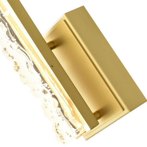 CWI Lighting Stagger Integrated LED Brass Wall Light Model: 1588W5-1-624