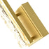 CWI Lighting Stagger Integrated LED Brass Wall Light Model: 1588W5-1-624