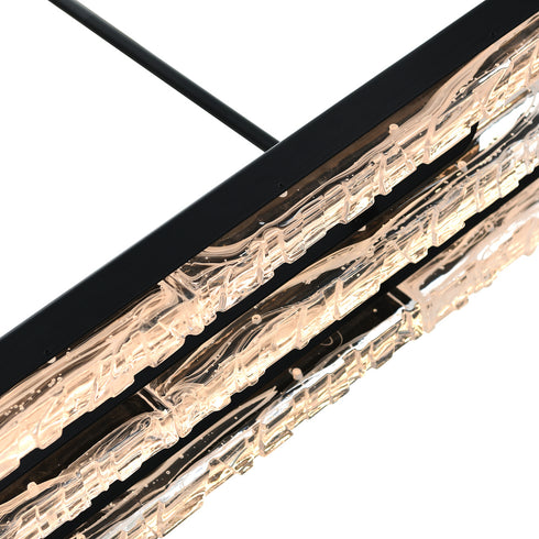 CWI Lighting Valira Integrated LED in Black Chandelier Model: 1586P60-3-101