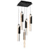CWI Lighting Valira Integrated LED in Black Mini Pendant Model: 1586P12-5-101