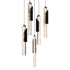CWI Lighting Valira Integrated LED in Black Mini Pendant Model: 1586P12-5-101