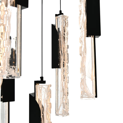 CWI Lighting Valira Integrated LED in Black Mini Pendant Model: 1586P12-5-101