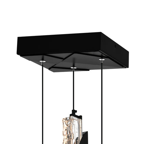 CWI Lighting Valira Integrated LED in Black Mini Pendant Model: 1586P8-3-101