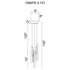 CWI Lighting Valira Integrated LED in Black Mini Pendant Model: 1586P8-3-101