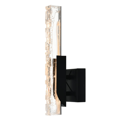 CWI Lighting Valira Integrated LED in Black Wall Light Model: 1586W5-1-101
