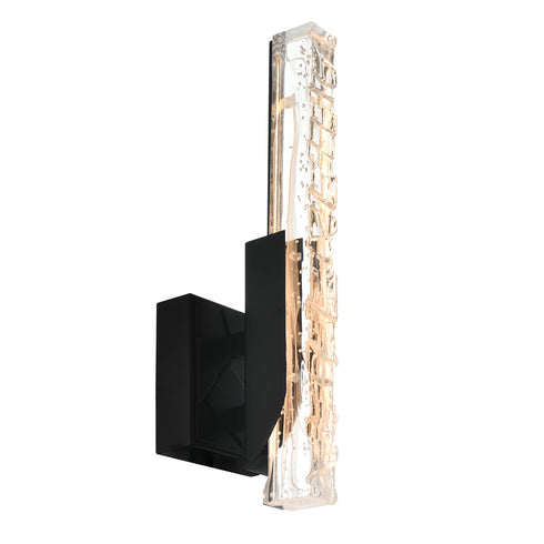 CWI Lighting Valira Integrated LED in Black Wall Light Model: 1586W5-1-101