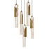 CWI Lighting Valira Integrated LED in Brass Mini Pendant Model: 1586P12-5-624