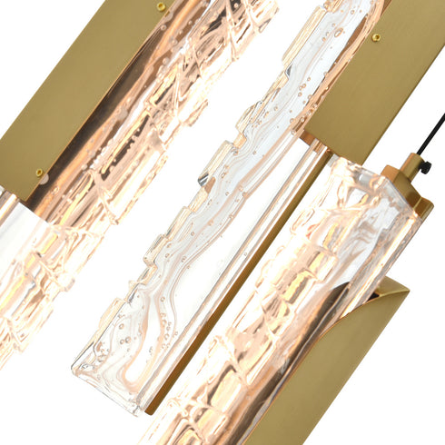 CWI Lighting Valira Integrated LED in Brass Mini Pendant Model: 1586P12-5-624