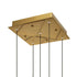 CWI Lighting Valira Integrated LED in Brass Mini Pendant Model: 1586P12-5-624