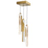 CWI Lighting Valira Integrated LED in Brass Mini Pendant Model: 1586P8-3-624