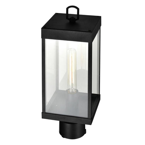CWI Lighting Windsor 1 Light Black Outdoor Lantern Head Model: 1695PT6-1-101