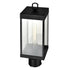 CWI Lighting Windsor 1 Light Black Outdoor Lantern Head Model: 1695PT6-1-101