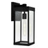 CWI Lighting Windsor 1 Light Black Outdoor Wall Light Model: 1695W6-1-101