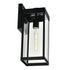 CWI Lighting Windsor 1 Light Black Outdoor Wall Light Model: 1695W6-1-101