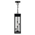 CWI Lighting Windsor 4 Light Black Outdoor Ceiling Light Model: 1695P8-4-101