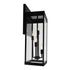 CWI Lighting Windsor 4 Light Black Outdoor Wall Light Model: 1695W8-4-101