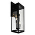 CWI Lighting Windsor 4 Light Black Outdoor Wall Light Model: 1695W8-4-101