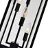 CWI Lighting Windsor 4 Light Black Outdoor Wall Light Model: 1695W8-4-101