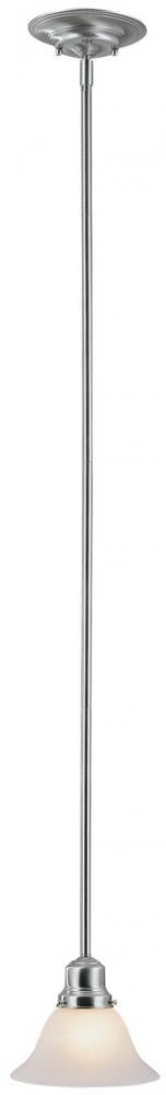 Dolan Designs Mill Creek 1 Light One Light in Satin Nickel Down Mini Pendant Model: 211-09