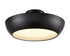 DVI Lighting 1 Light ANTARES CCT 16 Inch SEMI FLUSH in Brass Finish Model: DVP0612BR-VICE