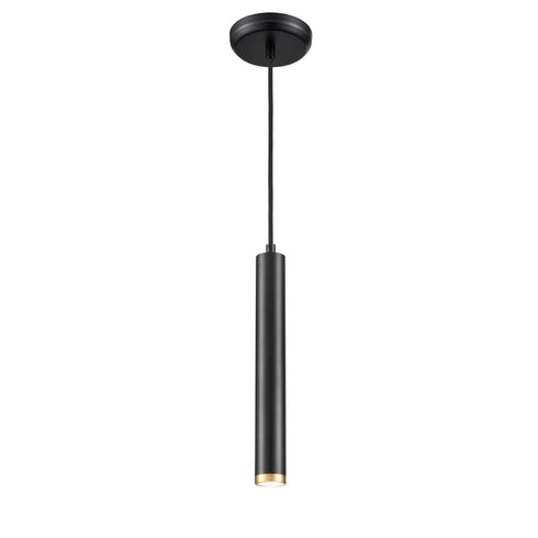 DVI Lighting 1 Light Baffin 12 Inch Pendant in Multiple Finishes and Ebony Finish Model: DVP45121MF+EB