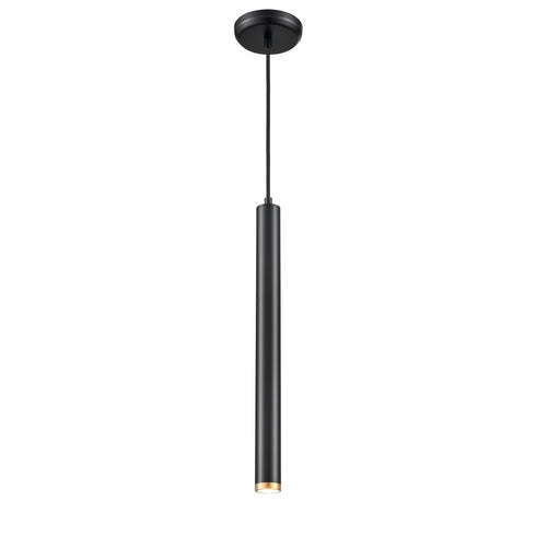 DVI Lighting 1 Light Baffin 18 Inch Pendant in Multiple Finishes and Ebony Finish Model: DVP45119MF+EB