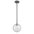 DVI Lighting 1 Light Courcelette Pendant in Chrome Finish Model: DVP27010CH-CL